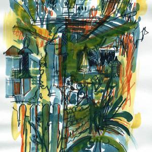 Julie Bolus - Back garden