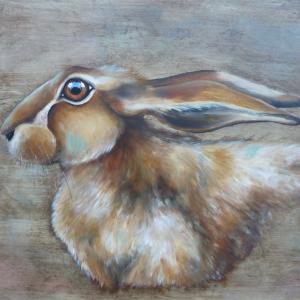 Becky Muntng. Cransford Havergate Hare Oil