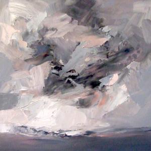 Emma Green. Woodbridge April Showers. Oil