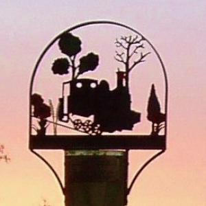 139 Old Railway Sign Wenhaston Copy